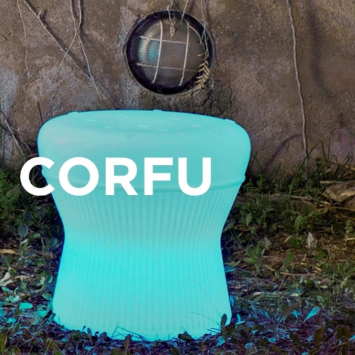 Tabouret Lumineux - CORFU - Newgarden