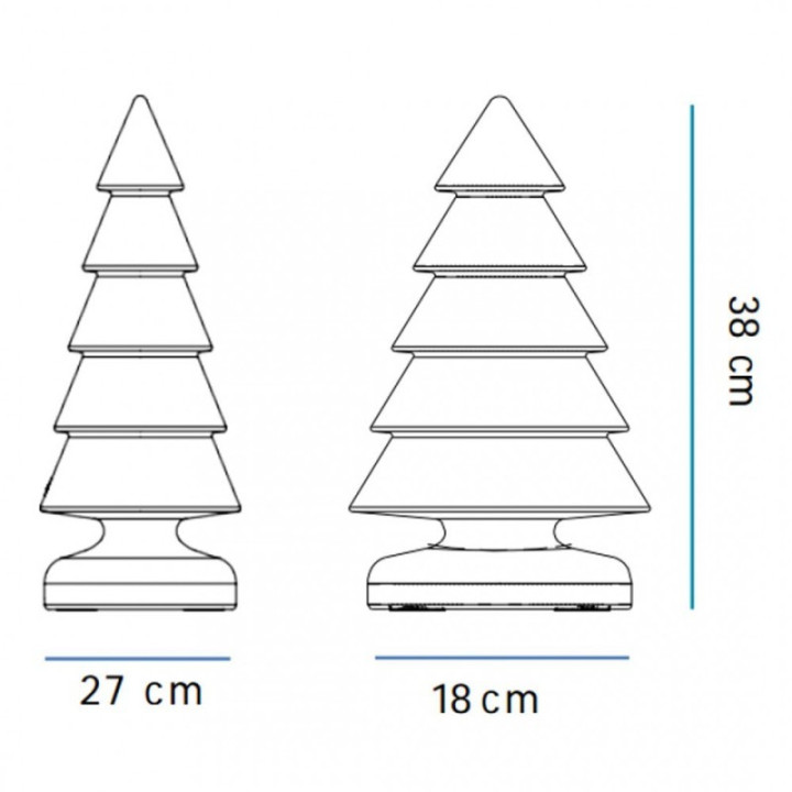 Sapin lumineux - SNOWY 40 - Newgarden