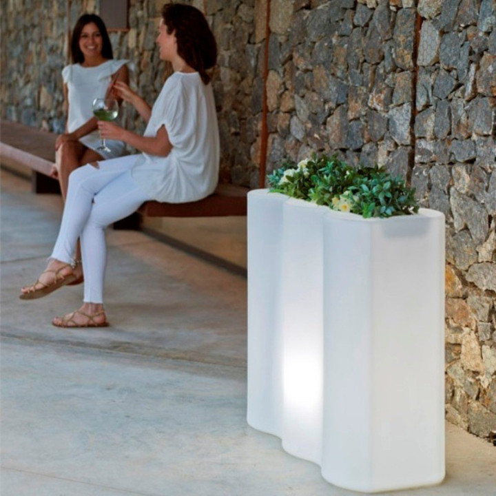 Pot de Fleurs Lumineux - PALMERA - Newgarden