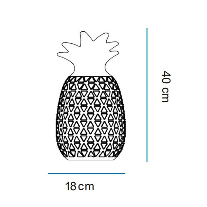 Lampe décorative en forme d'ananas -SAMBA