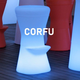 Tabouret de Bar Lumineux - CORFU 74 - Newgarden