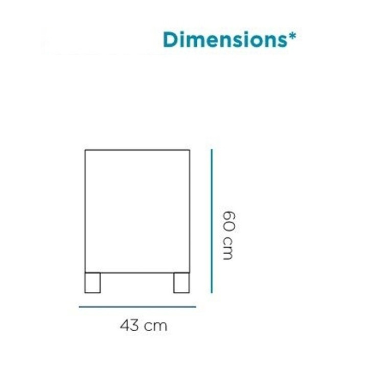 Cube Lumineux - BETTY - Dimensions