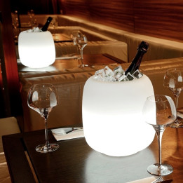 Seau à glace lumineux LED Mimmo - lemobilierlumineux.com
