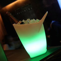 Seau à glace lumineux Viggo - lemobilierlumineux.com