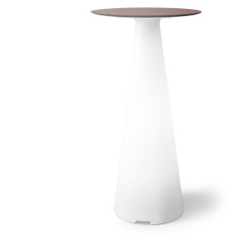 Mange debout lumineux avec plateau rond Ø60 - TIFFANY