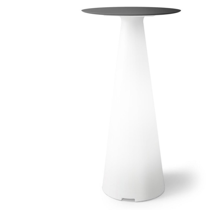 Mange debout lumineux avec plateau rond Ø60 - TIFFANY