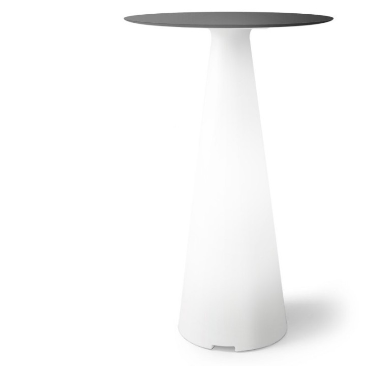 Mange debout lumineux avec plateau rond Ø70 - TIFFANY