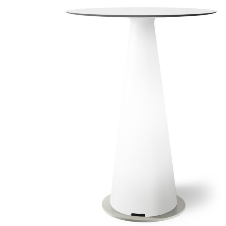 Mange debout lumineux avec plateau rond Ø80 - TIFFANY