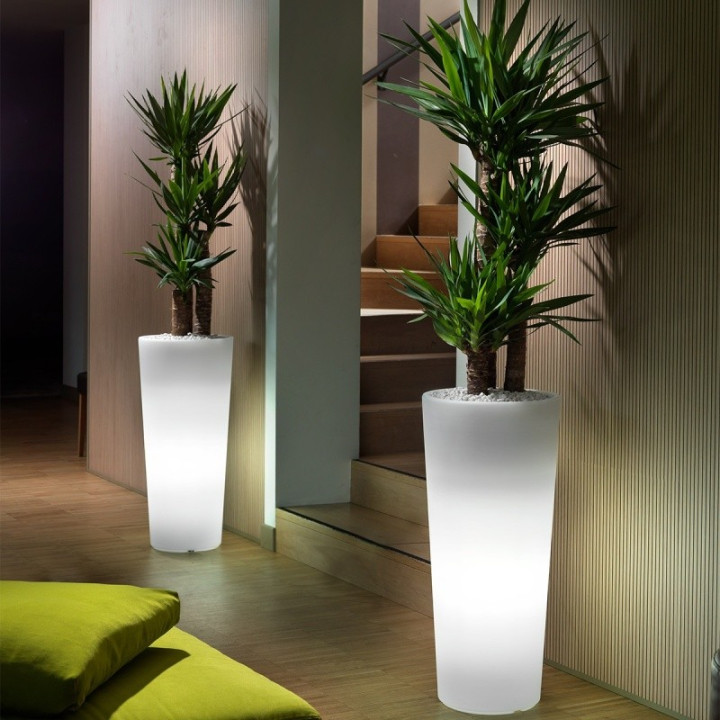 Pot de Fleur Lumineux - GENESIS ROND - LYXO