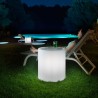 Table basse lumineuse ronde - HOME FITTING - LYXO